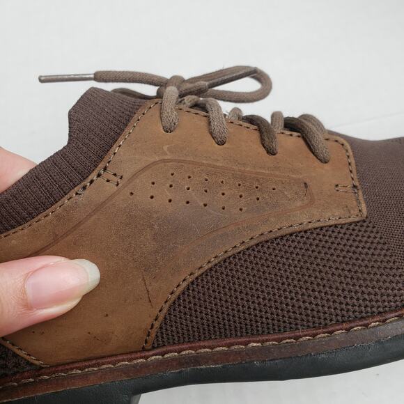 Mark Nason Los Angeles Clubman Westside Oxford Mens 9 Brown Leather Mesh Cushion - Picture 10 of 16